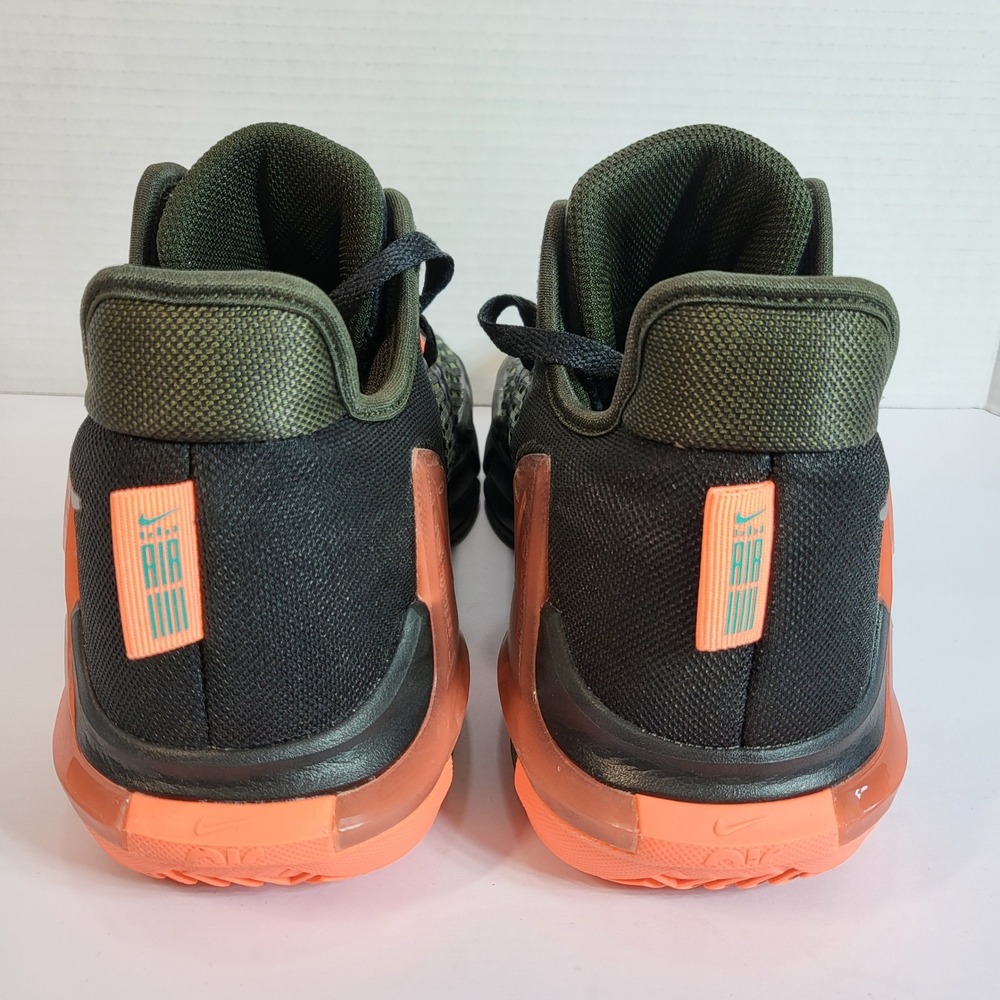 Nike LeBron Witness 6 VI Green Orange Mens Size 9.5 Basketball Shoes CZ4052-001 - Picture 6 of 11